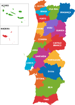 Mapa Portugal